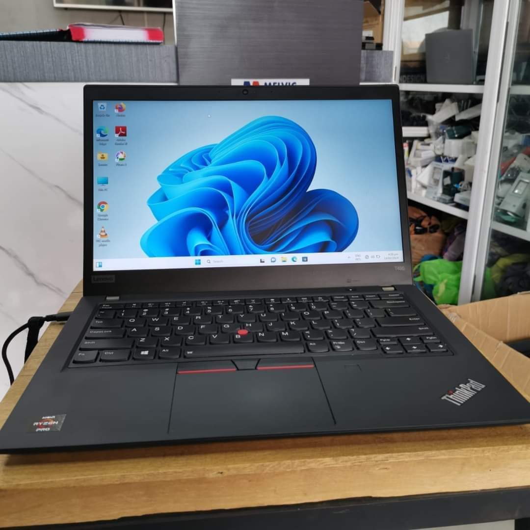 Used Lenovo ThinkPad T495s 14" Laptop – AMD Ryzen 7, 8GB RAM, 256GB SSD, Windows 11 Pro